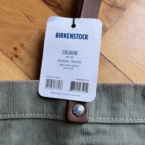 Birkenstock Cologne Tote Bag Olive Green NWT - Picture 3 of 10